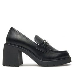 Półbuty Call It Spring. Czarne czółenka Call it Spring, bez wzorów, bez obcasa, na obcasie, bez zapięcia. Za 159.99 zł.