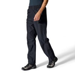 Spodnie przeciwdeszczowe damskie Rab Women's Downpour Pants. Czarne spodnie sportowe RAB, m, bez wzorów, trekkingowe. Za 306.99 zł.