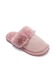 Confly Kapcie w kolorze jasnoróżowym rozmiar: 41. Różowe obuwie domowe Confly, bez wzorów, bez zapięcia. Za 39.12 zł.