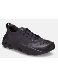 Crocs Sneakersy w kolorze czarnym rozmiar: 37/38. Czarne trampki Crocs, bez wzorów, bez zapięcia. Za 289.95 zł.