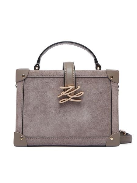 KARL LAGERFELD Torebka B4W30371 Szary. Szare torebki klasyczne KARL LAGERFELD, bez wzorów, ze skóry, bez dodatków. Za 1,299.00 zł.