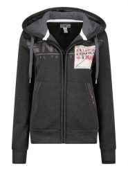Geographical Norway Bluza "Gwen" w kolorze czarnym rozmiar: M. Czarne bluzy Geographical Norway, m, bez wzorów, bez kaptura. Za 127.35 zł.