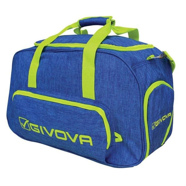 Torba sportowa Givova Brera Royal Jeans niebieska. Niebieskie torby na ramię Givova, bez wzorów, z jeansu, sportowe, na ramię, bez dodatków. Za 118.91 zł.