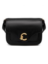 COCCINELLE Skórzana torebka w kolorze czarnym - 21 x 15 x 9 cm rozmiar: onesize. Czarne torby na ramię Coccinelle, bez wzorów, z materiału, na ramię, bez dodatków. Za 770.51 zł.
