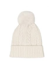 Jenny Fairy Czapka 4W3-002-AW24 Biały. Białe czapki Jenny Fairy, bez wzorów, z syntetyku. Za 49.99 zł.