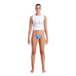 Damskie mini figi do kostiumu kąpielowego Funkita Impressionista brief. Niebieskie figi FUNKITA, xs, bez wzorów. W wyprzedaży za 91.00 zł.