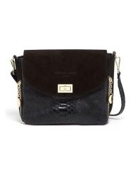 Christian Laurier Skórzana torebka "Acil" w kolorze czarnym - 23 x 18,5 x 8 cm rozmiar: onesize. Czarne torby na ramię Christian Laurier, bez wzorów, z materiału, na ramię, bez dodatków. Za 195.99 zł.