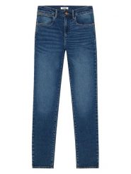 Wrangler Dżinsy - Skinny fit - w kolorze niebieskim rozmiar: W27/L30. Niebieskie jeansy Wrangler, l, z aplikacjami, z podwyższonym stanem. Za 123.25 zł.