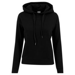 Bluza Damska Z Kapturem. Czarne bluzy Urban Classics, xl, bez wzorów, z kapturem. Za 131.99 zł.