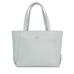 Torebka Calvin Klein. Szare shopper Calvin Klein, bez wzorów, bez dodatków. Za 479.99 zł.