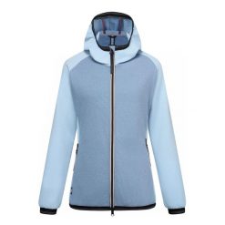 Damska bluza z kapturem Iselle z zamkiem błyskawicznym i polarem. Niebieskie bluzy Regatta, l, bez wzorów, z materiału, z kapturem. Za 365.00 zł.