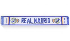Szalik Real Madryt. Białe szaliki REAL MADRID, bez wzorów, z bawełny. Za 99.00 zł.