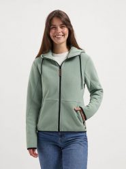 TRAVELIN' Bluza "Kirsten" w kolorze zielonym rozmiar: 3XL. Zielone bluzy Travelin', xl, bez wzorów, bez kaptura. Za 195.99 zł.