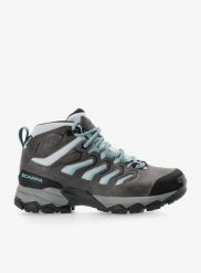 Buty turystyczne damskie Scarpa Moraine Mid GTX. Niebieskie trekkingi Scarpa, z gore-texu, trekkingowe. Za 848.99 zł.