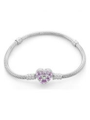 CHARM'S Srebrna bransoletka z cyrkonią rozmiar: onesize. Szare bransoletki CHARM'S, z cyrkonią, srebrne. Za 409.00 zł.