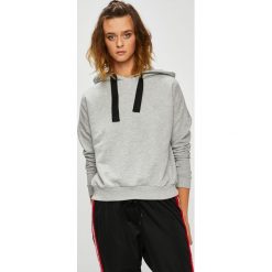 Noisy May - Bluza. Szare bluzy Noisy may, l, bez wzorów, z bawełny, z kapturem. W wyprzedaży za 69.90 zł.