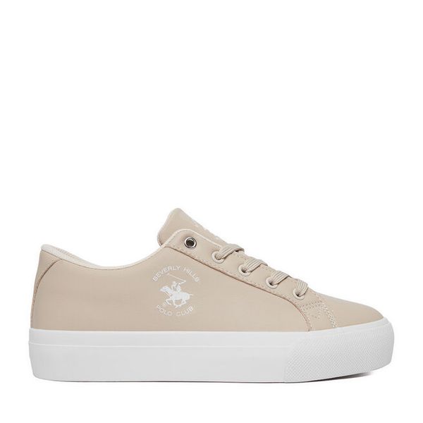 Tenisówki Beverly Hills Polo Club. Brązowe trampki Beverly Hills Polo Club, bez wzorów, bez zapięcia. Za 179.99 zł.
