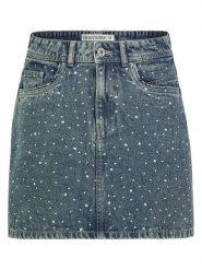 Eight2Nine Spódnica dżinsowa w kolorze niebieskoszarym rozmiar: M. Niebieskie spódnice Eight2Nine, m, bez wzorów, z bawełny, klasyczne, mini. Za 104.89 zł.