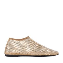 Baleriny Eva Minge. Brązowe baleriny Eva Minge, bez wzorów, bez obcasa. Za 329.99 zł.