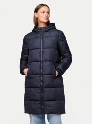 Pieces Płaszcz zimowy 17115627 Granatowy Regular Fit. Niebieskie płaszcze Pieces, na zimę, xs, bez wzorów, z syntetyku, bez kaptura. Za 209.99 zł.