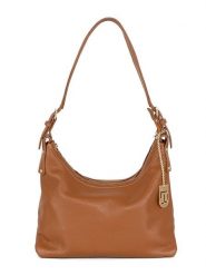 Lucca Baldi Skórzana torebka "Dollaro" w kolorze jasnobrązowym - 32 x 20 x 13 cm rozmiar: onesize. Brązowe torby na ramię Lucca Baldi, bez wzorów, z materiału, na ramię, bez dodatków. Za 260.99 zł.