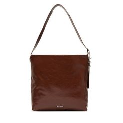 Torebka JENNY. Brązowe torebki klasyczne Jenny, bez wzorów, bez dodatków. Za 169.99 zł.