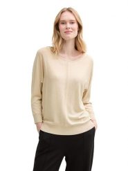 Tom Tailor Sweter w kolorze beżowym rozmiar: S. Brązowe swetry Tom Tailor, s, bez wzorów, z wiskozy, bez ramiączek. Za 114.44 zł.