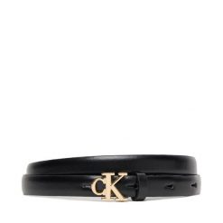 Pasek Damski Calvin Klein. Czarne paski Calvin Klein, bez wzorów. Za 219.99 zł.