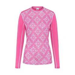 Damska koszulka z długim rękawem Kari Traa Iselin. Czerwone bluzki Kari Traa, bez wzorów, sportowe, bez kołnierzyka, bez ramiączek. Za 428.50 zł.