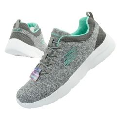 Buty sportowe damskie Skechers Dynamight 2.0. Czarne obuwie sportowe Skechers, z tkaniny, bez zapięcia, trekkingowe, Skechers Sport. Za 199.00 zł.