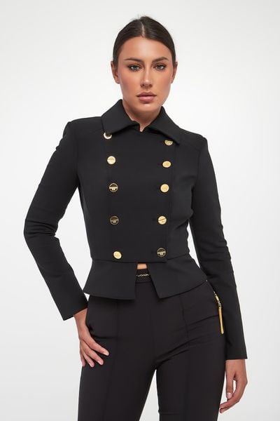 Żakiet damski dwurzędowy ELISABETTA FRANCHI. Marynarki i żakiety Elisabetta Franchi, bez wzorów. Za 3,689.00 zł.