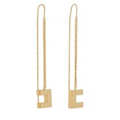 Kolczyki Elisabetta Franchi. Żółte kolczyki Elisabetta Franchi, złote. Za 739.99 zł.