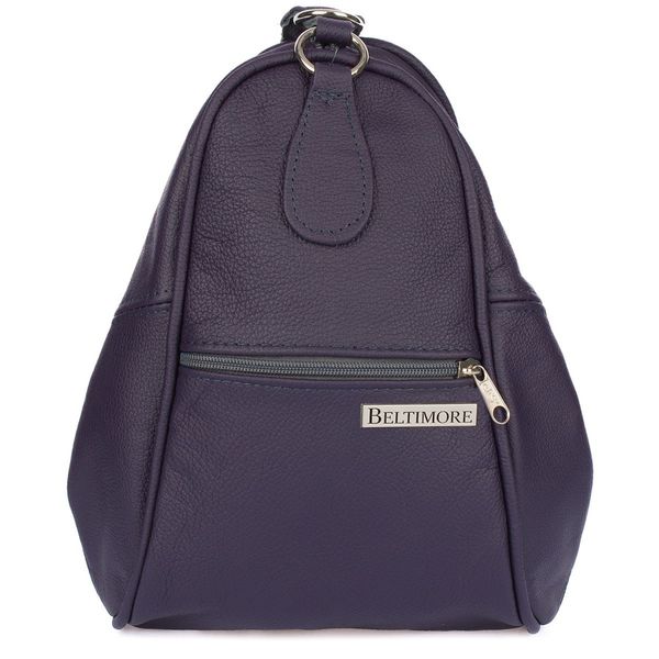 Plecak torebka skórzany 2w1 Beltimore 019 fioletowy. Fioletowe plecaki bez wzorów, ze skóry. Za 179.90 zł.
