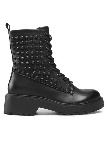 DeeZee Trapery H190852-3A Czarny. Czarne trapery i śniegowce DeeZee, ze skóry. Za 129.99 zł.