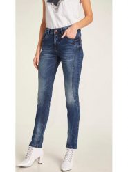 Heine Dżinsy - Slim fit - w kolorze granatowym rozmiar: 44. Niebieskie jeansy Heine, bez wzorów. Za 88.45 zł.