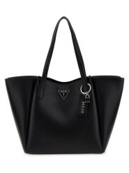 Guess Torebka w kolorze czarnym - 28 x 27 x 14 cm rozmiar: onesize. Czarne torby na ramię Guess, z aplikacjami, z materiału, na ramię, bez dodatków. Za 435.87 zł.