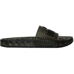 Przezroczyste Kapcie Puma x Fenty Rihanna dla Pań 35.5. Czarne obuwie domowe Puma, bez wzorów, bez zapięcia. Za 134.99 zł.