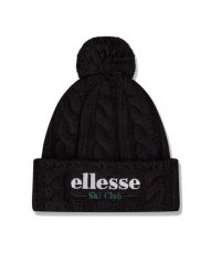 Czapka zimowa Ellesse Sanga Pom Pom. Czarne czapki Ellesse, bez wzorów, z materiału. Za 109.99 zł.