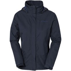Kurtka przeciwdeszczowa damska Vaude Escape Light Jacket. Niebieskie kurtki sportowe Vaude, s, bez wzorów, bez kaptura, trekkingowe. Za 392.99 zł.