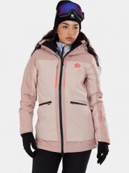 Kurtka Narciarska Damska Fundango Pemberton ECO Allmtn. Czerwone kurtki narciarskie FUNDANGO, m, bez wzorów, z materiału, bez kaptura, narciarskie. Za 599.00 zł.