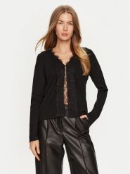 Artigli Kardigan ACMA000388 Czarny Regular Fit. Czarne kardigany Artigli, s, bez wzorów, z wiskozy. Za 159.99 zł.