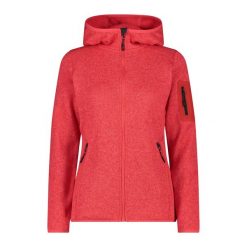 Bluza damska turystyczna CMP 3H19826. Czerwone bluzy CMP, l, bez wzorów, bez kaptura. Za 297.50 zł.