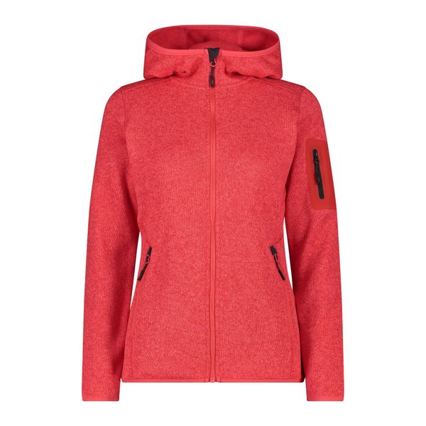 Bluza damska turystyczna CMP 3H19826. Czerwone bluzy CMP, l, bez wzorów, bez kaptura. W wyprzedaży za 294.10 zł.