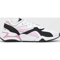 Puma - Buty Nova 90 s Bloc. Białe obuwie sportowe Puma, z gumy, bez zapięcia. W wyprzedaży za 269.90 zł.