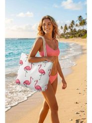 Lucky Bees Torba plażowa w kolorze białym - 56 x 35 x 15 cm rozmiar: onesize. Białe torby na ramię Lucky Bees, bez wzorów, z materiału, na ramię, bez dodatków. Za 38.95 zł.