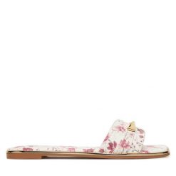 Klapki Aldo. Białe klapki Aldo, bez wzorów, bez obcasa. Za 269.99 zł.