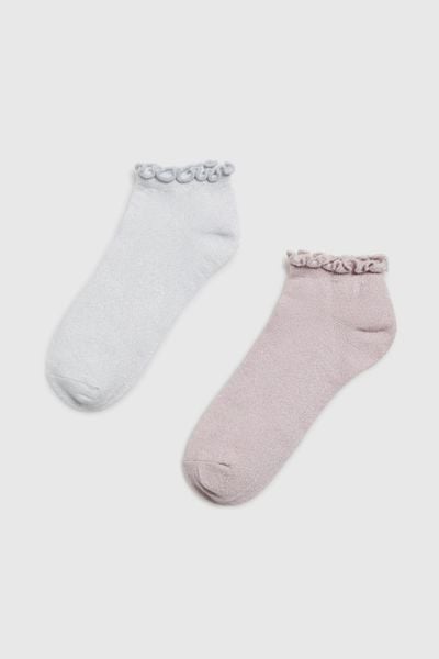 Skarpety 2-pack. Skarpety MOODO, bez wzorów, z bawełny. Za 27.99 zł.