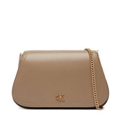 Torebka Calvin Klein. Brązowe torebki klasyczne Calvin Klein, bez wzorów, bez dodatków. Za 409.99 zł.