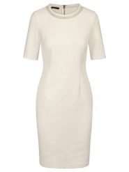 APART Sukienka w kolorze białym rozmiar: 38. Białe sukienki Apart, na co dzień, bez wzorów, bez kołnierzyka, bez ramiączek, mini, proste. Za 161.73 zł.