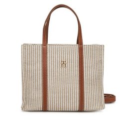 Torebka Tommy Hilfiger. Brązowe torebki klasyczne TOMMY HILFIGER, bez wzorów, bez dodatków. Za 419.99 zł.